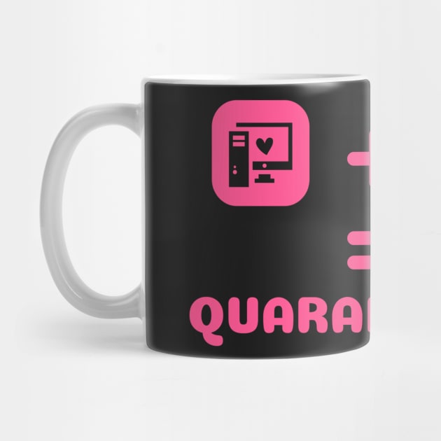 Quaranteach For Girls | Virtual Teacher Gift | 2020 Quarantine by WassilArt